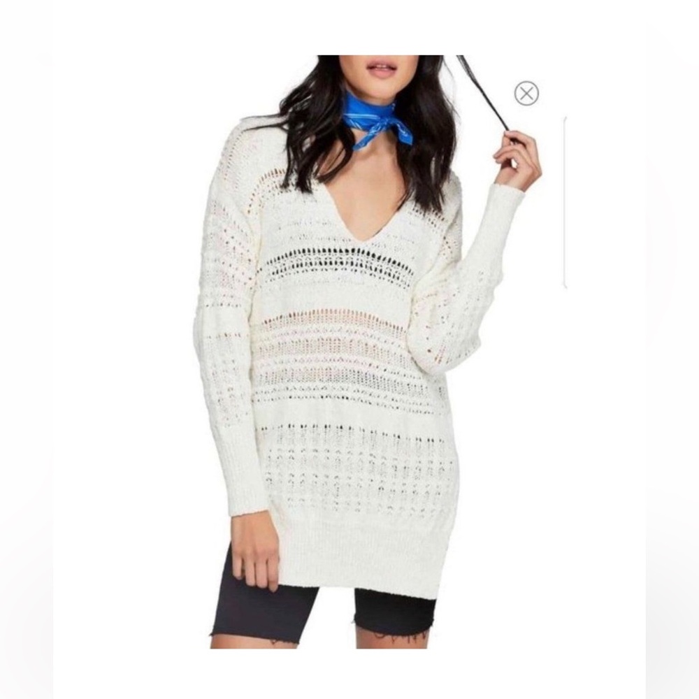 Free people crochet sweater